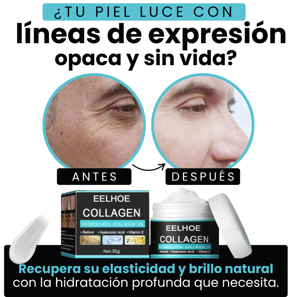 Eelhoe® - Crema Antiedad de Colageno MASCULINA