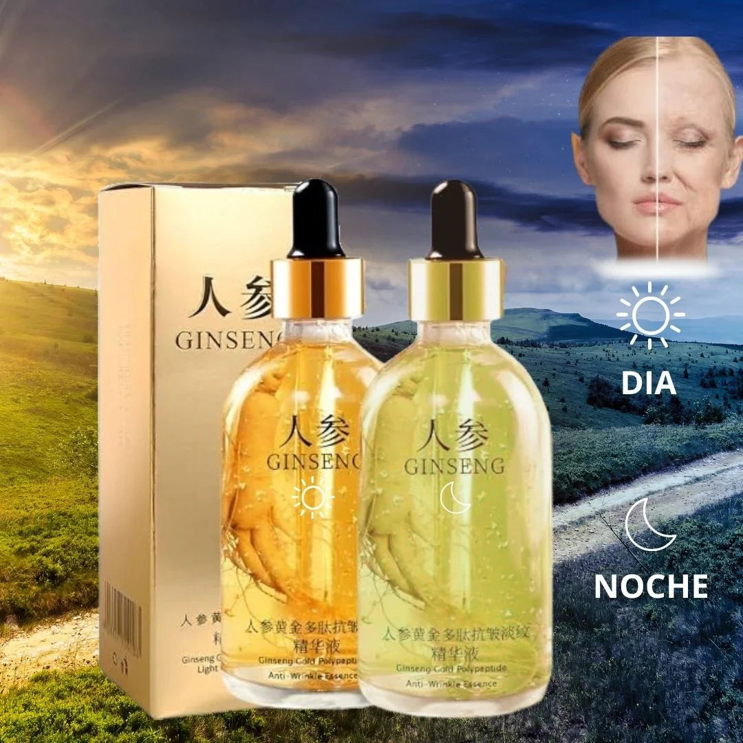 Ginseng™ | Sérum Rejuvenecedor Hidratante ✨ 2X1 Dia y Noche