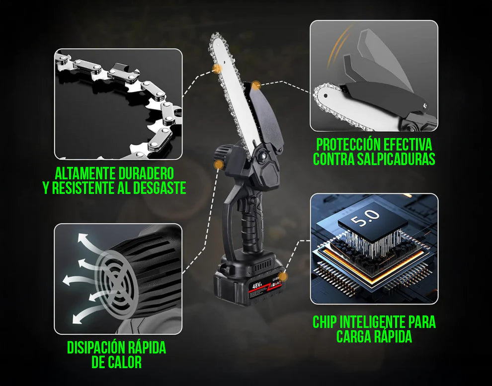 CutMaster Pro™ Motosierra Inalámbrica Portátil PREMIUM