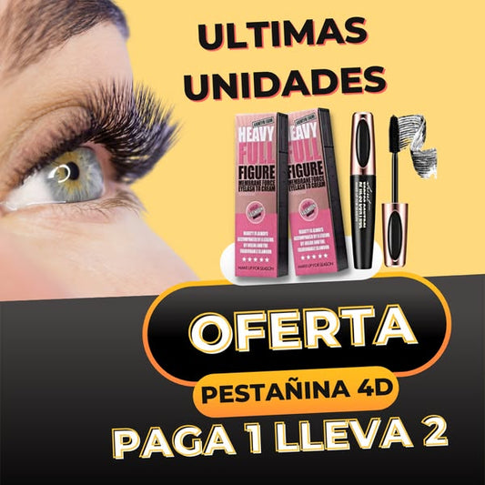 Pestañina Heavy Full 100% Original 4D Paga 1 Lleva 2