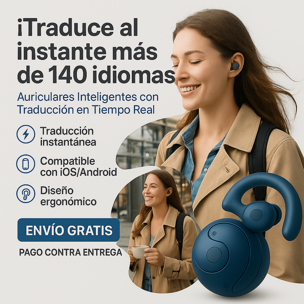 Audífonos Traductores Inteligentes Planet™ 🌍