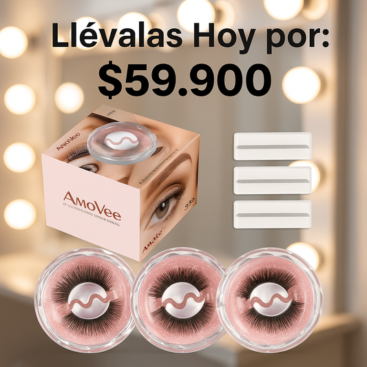 KIT DE PESTAÑAS AUTOADHESIVAS PREMIUM REUTILIZABLES