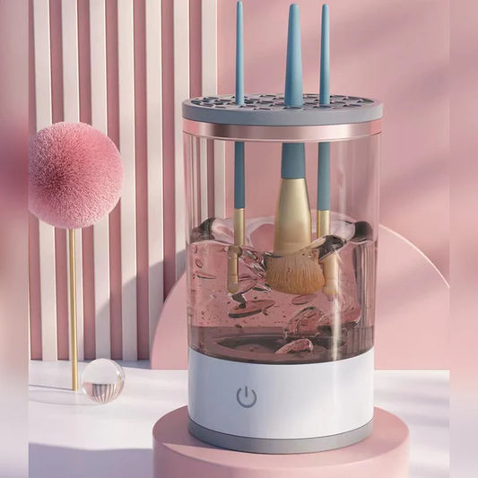 ✨Nuevo Limpiador de Brochas de Maquillaje Eléctrico: La Revolución en tu Rutina de Belleza ✨